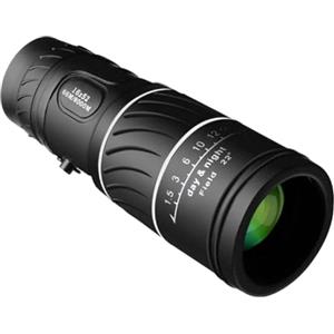 CHICAMPERA Telescopio Monoculare e Visivo 66m/8000m Nero 16x52mm Portatile in Plastica per Bird Watching e Escursionismo