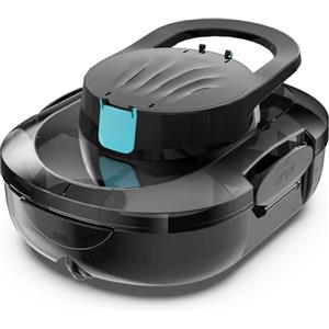 BRINBO S1PRO (Versione 2026) Robot Piscina Senza Fili, 120 Min di Pulizia, Doppio Motore Aspiratore Piscina, Ricarica 2,5 Ore, per Piscine a Fondo Piatto fino a 100 m², Nero