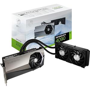 MSI GeForce RTX 4090 SUPRIM LIQUID X 24G Scheda Video Gaming - 24GB GDDR6X, 2625 MHz, PCI Express Gen 4, 384-bit, 3x DP v 1.4a, HDMI 2.1a (Supporta 4K & 8K HDR)
