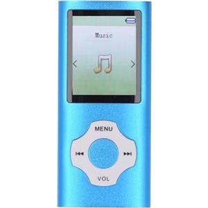 Bewinner 128 GB MP3 MP4 Player con Bluetooth e WiFi, Suono Senza Perdita di Perdita di Perdita MP3, Schermo a Colori HiFi Sound 1.8in, Lettore di Musica Video Portatile Espandibile con (BLUE)