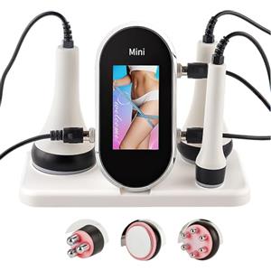 Sulobom 40 K Massaggiatore Anti Cellulite Apparato dimagrante, Lipocavitazione Radiofrequenza 4 in 1, Corpo dimagrante macchina, Macchina di bellezza del viso, per il viso, i braccia, l'addome (B-3 in 1)