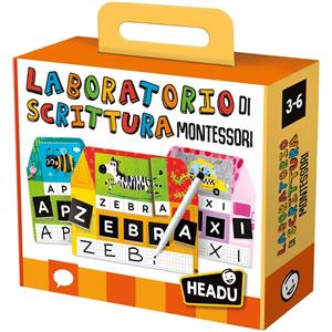 Headu Laboratorio di Scrittura Montessori. Leggo e scrivo con tre metodi divertenti! 3/6 anni - Headu