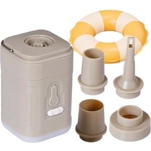 Generico Pompa Ad Aria Portatile Per Gonfiabili | Manuale Portatile Ricaricabile Multiuso,Pompa per materassino gonfiabile - Per Materassini Galleggianti Trekking Campeggio Nuoto Outdoor Spiaggia