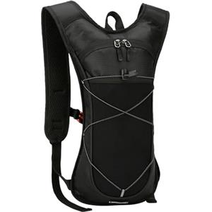 Frhwye Zaino Idrico - Zaino Idrico in Nylon Leggero con Spallacci Regolabili,Con Strisce Rifrangenti Spallaggi Regolabili Nylon Leggero Per Trekking Ciclismo Viaggi E Moto