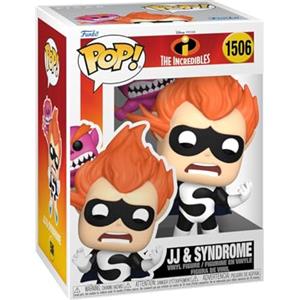 Funko Pop! Premium - The Incredibles 20th Anniversary - Jack-Jack & Syndrome - Figura in Vinile da Collezione, Altezza 9,5 cm, Idea Regalo per Fans