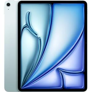 Apple iPad Air 13 (M2): display Liquid Retina, 512GB, fotocamera frontale orizzontale da 12MP, fotocamera posteriore da 12MP, Wi Fi 6E, Touch ID, autonomia di un giorno intero — Azzurro