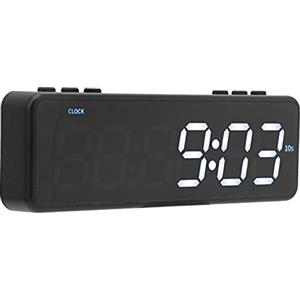 lyrlody Timer Intervallo Display LED, Timer Digitale ABS con App Bluetooth e Retro Magnetico, Cronometro Conto alla Rovescia 12 modalità, da Palestra Ricaricabile 1800mAh per Fitness, Ufficio a Casa