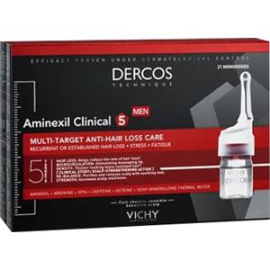 Vichy Dercos Aminexil Trattamento Anticaduta Uomo - 42 Fiale da 6 ml, Rinforza e Riduce la Caduta dei Capelli