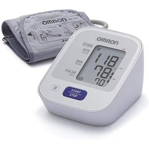 Omron M2 Essential Sfigmomanometro da Braccio - Misurazione Pressione Arteriosa e Frequenza Pulsazioni con Tecnologia Intellisense