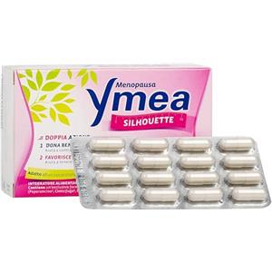 Ymea Silhouette, Integratore Menopausa, 64 Cps (1 mese trattamento) | Favorisce L'Equilibrio del Peso Corporeo + Aiuta a ridurre Vampate e Sudorazione