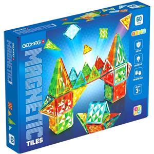 GEOMAG COSTRUZIONI MAGNETICHE BAMBINI - SET 60 PEZZI - GEOMAG