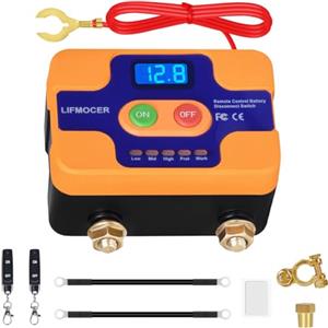 Anosuwa Stacca Batteria 12V con Telecomando, Stacca Batteria Auto 240A