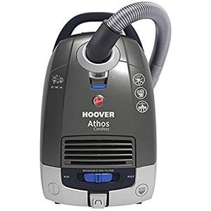 Hoover ATC18LI Aspirapolvere Cordless, 5 Litri, Titanio/Blu