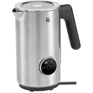 WMF Montalatte elettrico Lumero design, frullatore per frappe, 1-25 ml, display touch, luce LED, 5 watt, per schiuma di latte calda e fredda, latte caldo, scalda latte, acciaio inossidabile opaco