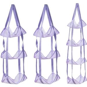 CARMOTTER Organizer per palline, confezione da 1, borsa portaoggetti da appendere per attrezzature sportive, montaggio verticale a parete, salvaspazio, scaffale per palline multistrato per garage, casa