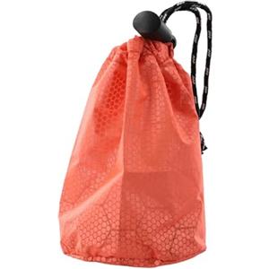 MKTOLHUS Sacco a compressione per sacchi a pelo, in nylon termoriflettente, per campeggio, escursionismo, borsa pieghevole portatile per risparmiare spazio, verde militare (arancione)