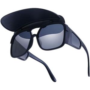 Generico Occhiali con visiera parasole - Occhiali con visiera con clip Protezione antiriflesso per esterni, estive leggere per coprire il viso | Comodo viaggio di pesca Ciclismo Prestazioni di guida Uso