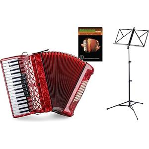 Classic Cantabile Fisarmonica Classic Cantabile 72 Bass Secondo V Set Rossa, 34 tasti alti
