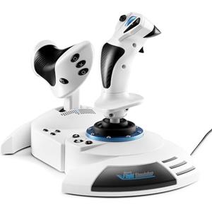 Thrustmaster T.Flight Hotas 5 Microsoft Flight Simulator Edition - Joystick per il Volo su Licenza Ufficiale Microsoft Flight Simulator - Manetta - Controller per Simulazioni per PS5, PS4, PC