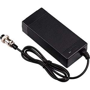 TangsFire Caricabatterie 42V 2A Caricatore Elettrico per 36V Batteria Monopattino Swagtron GOTRAX Jetson Hiboy The-Urban e altri Litio Caricatore Universale per Bici Elettriche Hoverboard (GX16 3prong inline)