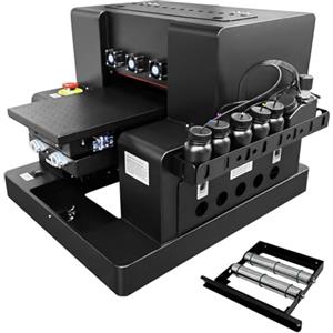 Sihao Stampante Multifunzione A3 UV DTF XP600 stampante UV Stampante Automatica Flatbed Stampanti a Getto d'inchiostro 32*50CM Stampante Colori Inkjet Usato per PVC,Metallo,Legno,Acrilico etc,con Inchiostro