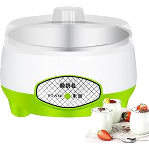 Generico Yogurtiera con Controllo Temperatura - Yogurtiera Con Regolazione Temperatura,Elettrica Multifunzione 1.2L Silenziosa per Cucina con Fermenti Latte