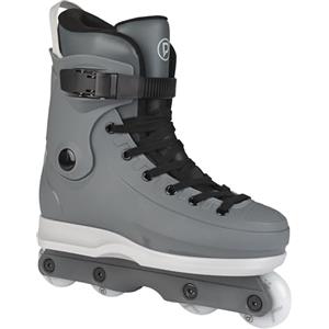 Playlife Pattini in linea aggressivi Inline Rave Park - Pattini in linea per street, skatepark e halfpipe - Inliner Stuntskate nero taglia 37 - 46 con ruote Kizer Fluid V Frame Playlife Basic - Flat