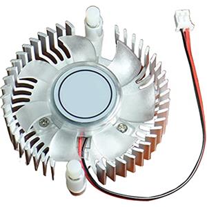 Mirweon CPU Grafica Dissipatore di Calore Raffreddamento Con Ventola 5V 12V Radiatore Cooler Dissipatore di Calore Per 3W 5W 10W Chip Elettronico IC Computer