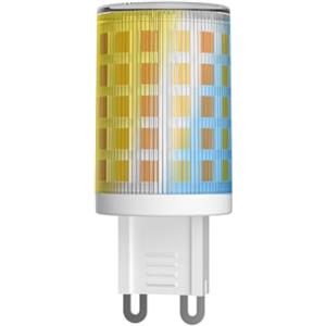 LUUMR lampadina Smart Home trasparente, | G9, temperatura colore selezionabile (CCT), 2700 K Bianco caldo - 6500 K luce del giorno