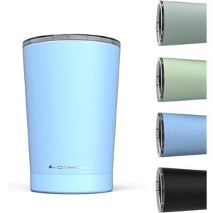 Daikoku Termo da Caffè 330 ml in Acciaio Inossidabile | Bicchiere termico a doppia parete isolante senza BPA | Mantiene le bevande fredde per 12 ore e calde per 5 ore | Colore Blu