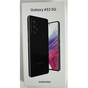 Samsung Galaxy A53 5G Smartphone Android Display Infinity-O FHD+ Super AMOLED 6,5 Zoll ¹, 6 GB RAM und 128 GB interner Speicher erweiterbar², Akku 5.000 mAh, Awesome Schwarz [Italienische Version]