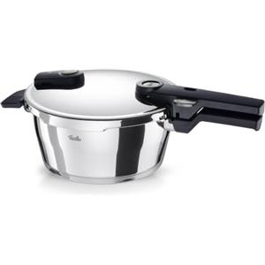 Fissler Vitaquick® Elemental Pentola a Pressione 3,5 L (Ø 22 cm) Verde Salvia - Made in Germany, Compatta, 2 Livelli di cottura, Fondo Supertermico, Induzione