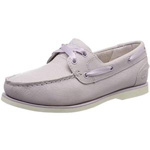 Timberland Classic Boat Unlined - Scarpe da Barca Donna, Rosa (Lilac Marble 9ys), 37.5 EU
