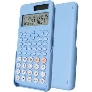 NEWYES Calcolatrice scientifica con 401 funzioni, display LCD a 2 righe, ideale per scuola, studio e lavoro (matematica, fisica, chimica)