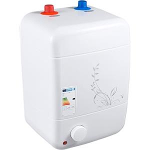 Hurrylying 10 l per acqua calda, caldaia elettrica, 1500 W resistente alla pressione mini scaldabagno per cucina e WC a bassa pressione [classe energetica B]