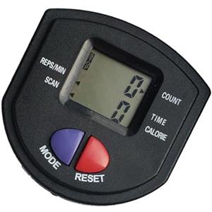 WheatThrive Contatore stepper per fitness, display LCD per stepper e cyclette, contacalorie, nero