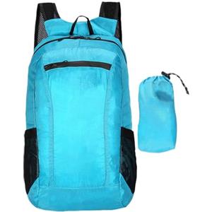 Generisch Zaino da palestra, da viaggio, impermeabile, da 20 l, pieghevole, multiuso, accessorio per moto, picnic, pesca, grigio chiaro, Siehe Beschreibung, descrizione