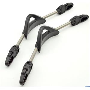Hoppipola Confezione da 2 cinghie a molla per pinne subacquee, antiscivolo, in acciaio inox 304, per pinne Mares, accessori robusti e resistenti all'acqua di mare