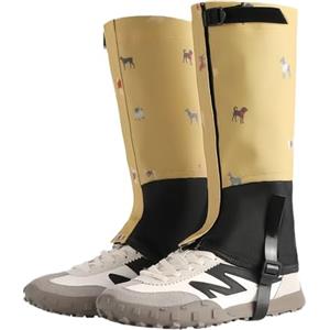 Generisch Ghette per stivali, impermeabili, leggere, protezione traspirante per scarpe, per ragazze, adolescenti, arrampicata, motociclismo, racchette da neve, ciclismo, sci, passeggiate, attività all'aperto e