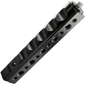 Tsophreniq Maniglia multifunzionale per fotocamera con attacco a slitta fredda e viti per monitor luci microfoni trapano fotocamera in alluminio