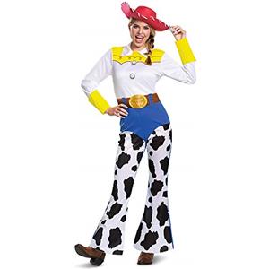 Disguise Disney 11374E - Costume classico da donna Pixar Toy Story & Beyond Jessie per adulti, multicolore, taglia L