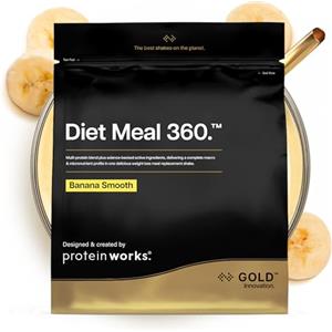 THE PROTEIN WORKS Sostituto Dietetico del Pasto - Frullato per facilitare la perdita di adipe (Banana Vellutata, 1kg)