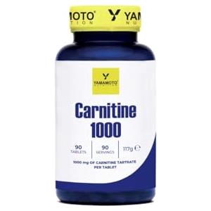 YAMAMOTO NUTRITION Carnitine 1000 integratore alimentare di Carnitina 90 compresse