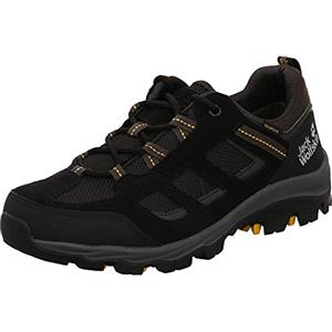 Jack Wolfskin Vojo 3 Texapore Low M, Scarpe da Escursionismo Uomo, Black/Burly Yellow Xt, 43 EU