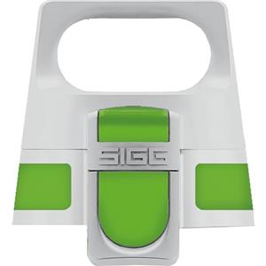 Sigg WMB ONE Top Green Tappo a vite giallo (misura unica), borraccia tappo di ricambio, Tappo borraccia ricambio, innovativo tappo ermetico che si usa con una mano