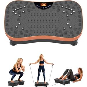 DoXtreme Pedana Vibrante Dimagrante 200W, 120 Livelli, Telecomando, Portata 120 kg - Pedana Vibrante per Circolazione Gambe, Rassodamento Muscolare e Recupero - Ideale per Casa