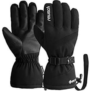 Reusch Winter Glove Warm GORE-TEX antivento, impermeabili, traspiranti e caldi guanti invernali, comodi e adatti al freddo, unisex da neve, da sci per uomo e donna, bianco-nero, XS