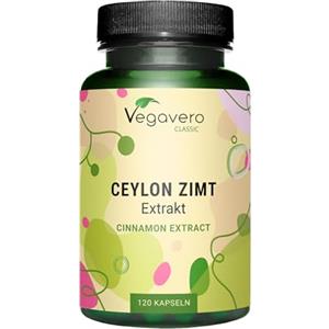 Vegavero CANNELLA Vegavero® | 2500 mg | CEYLON Cinnamon | 4 mesi di Fornitura | Vegan | 100% Natural Zimt | Per Metabolismo e Antiossidante | No OGM e Senza additivi