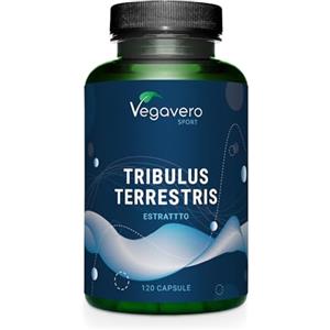 Vegavero Tribulus Terrestris Vegavero | 90% di Saponine | 100% Naturale e Senza Additivi | No OGM e Testato in Laboratorio | 120 capsule | Vegan