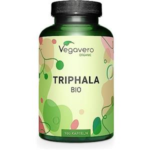 Vegavero TRIPHALA BIO Vegavero® | 650 mg per capsula | 180 capsule | Depurativo & Disintossicante naturale | Medicina Ayurveda | Vegan